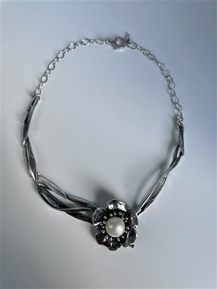 Collana Giovanni Raspini Donna Magnolia in Argento Perla 12631 - 12631